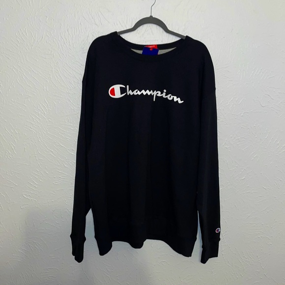 Champion Standard Fit Long Sleeve Black 2X - Picture 4 of 13